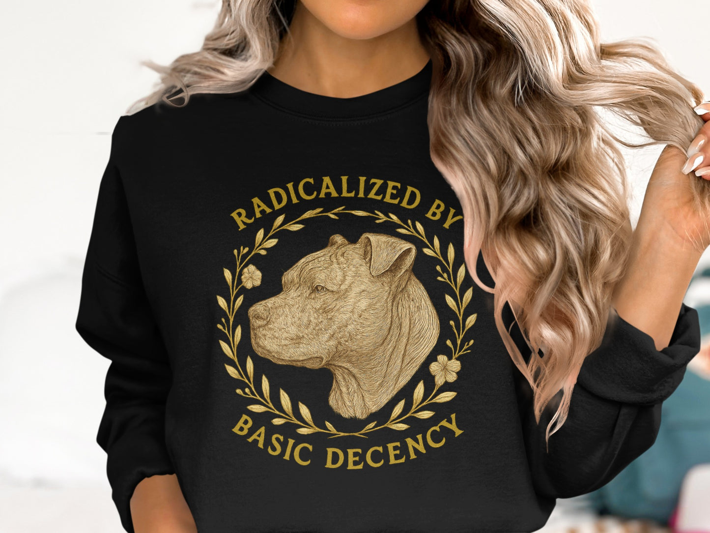 Radicalized by Basic Decency Printed Sweatshirt product