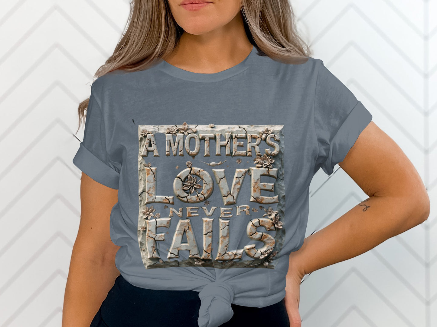 A Mother's Love Never Fails Inspirational T-shirt product