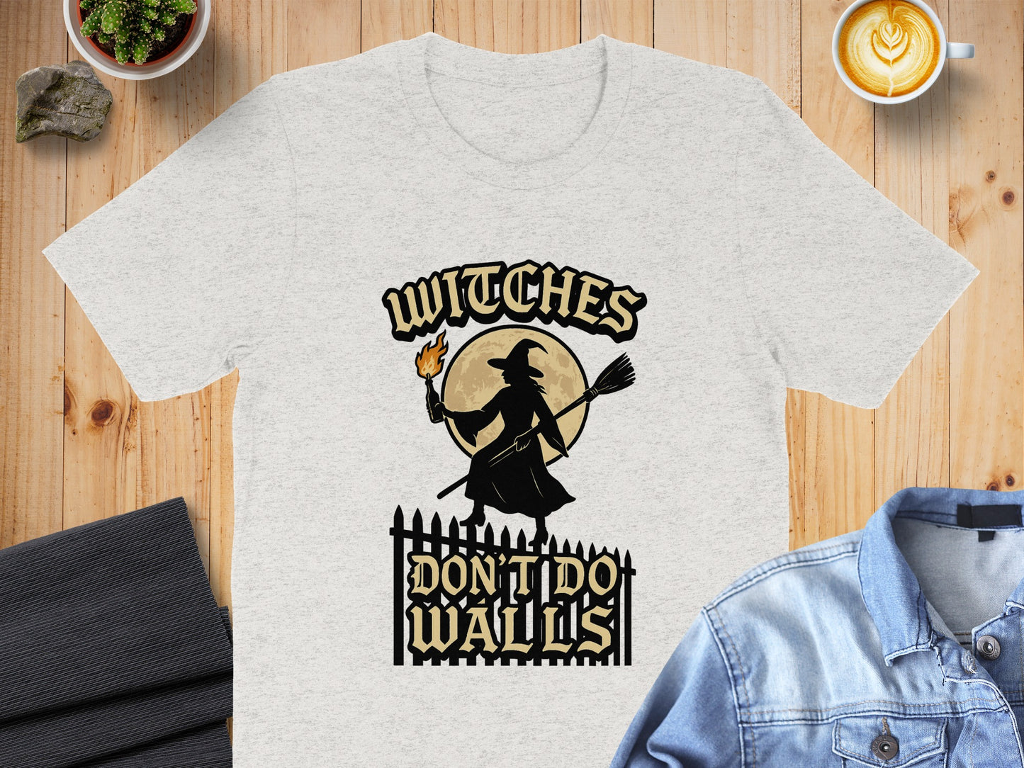 Witches Don't Do Walls Graphic T-shirt product