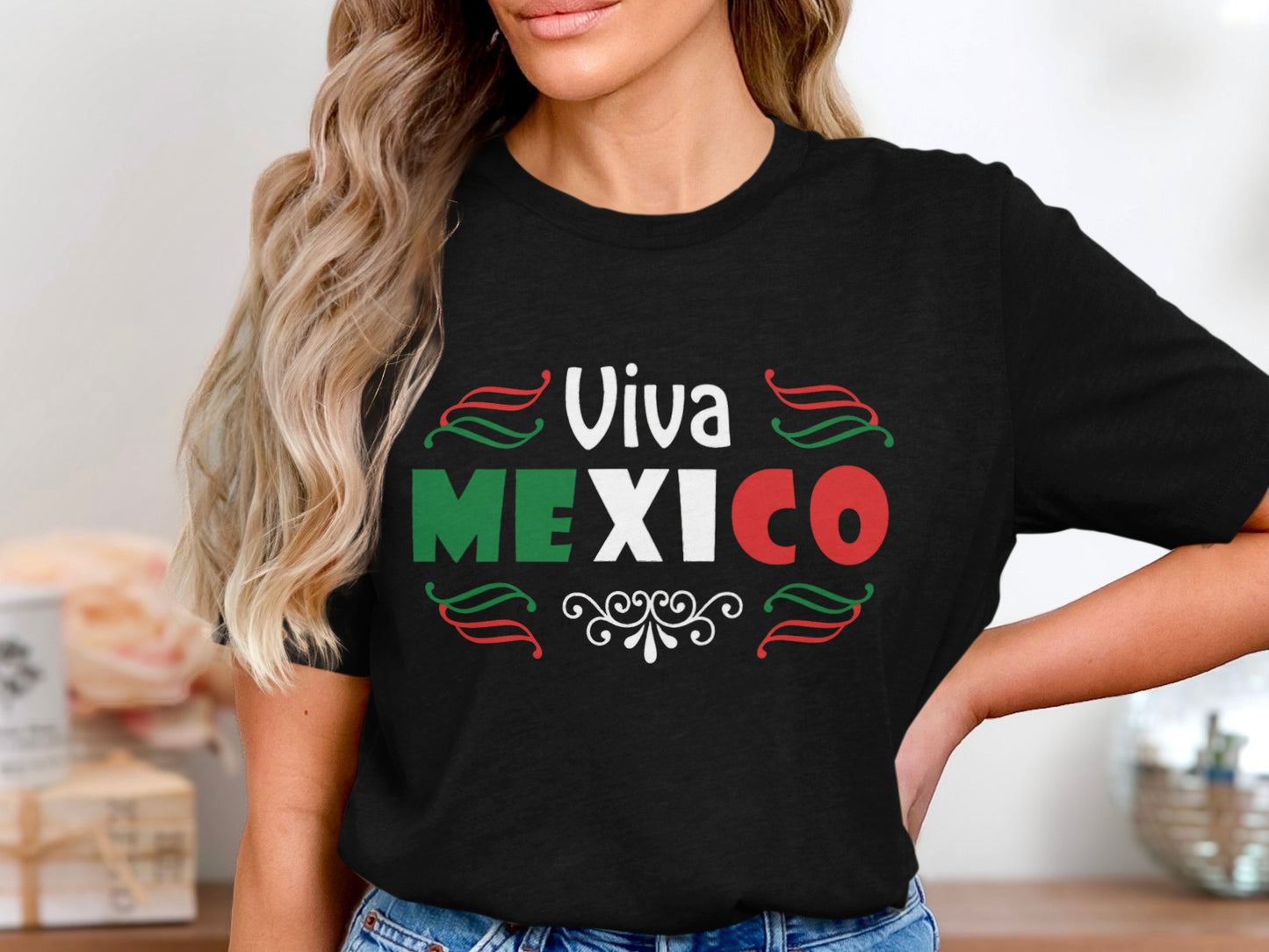 Viva Mexico Festive Graphic Tee Shirt product type