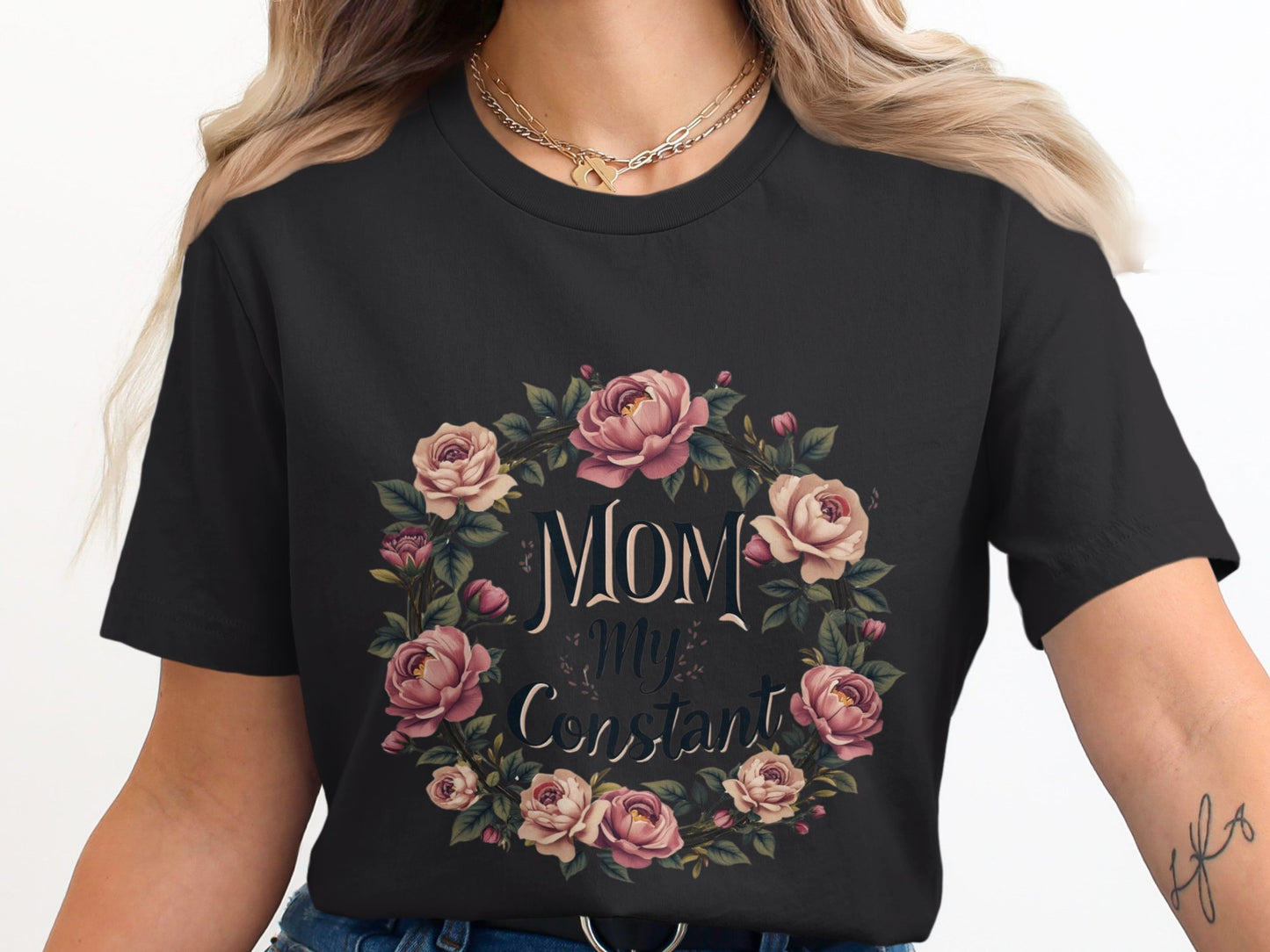 Mom My Constant Floral Graphic Tee product type