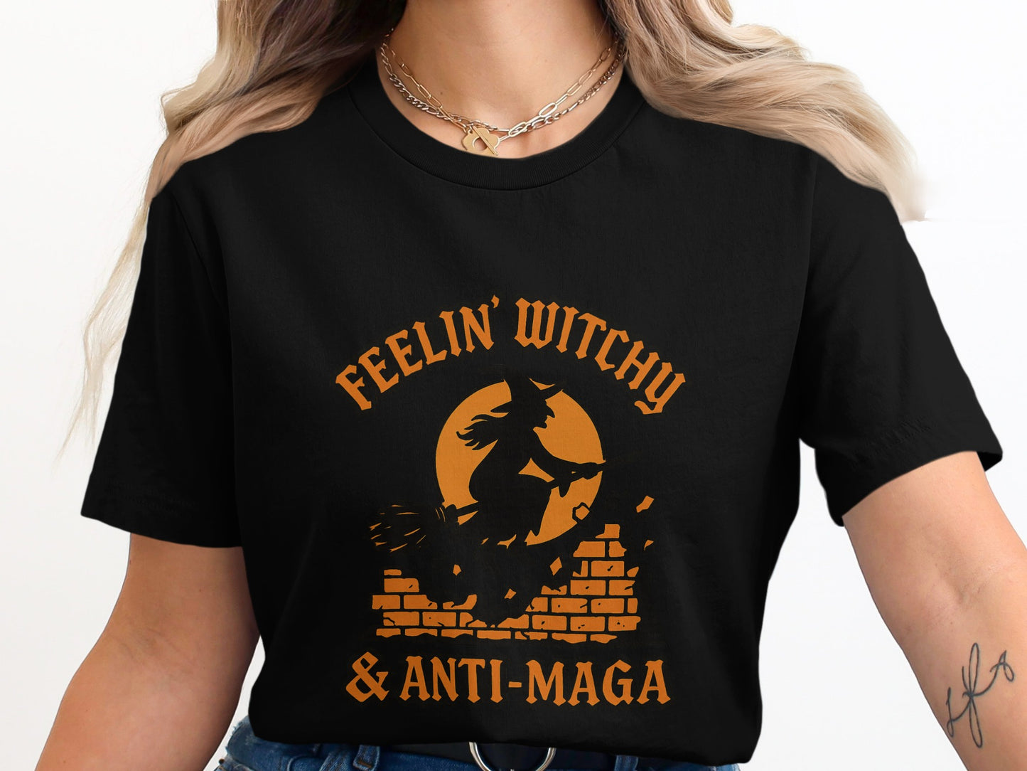 Feelin' Witchy and Anti-Maga Graphic T-Shirt product