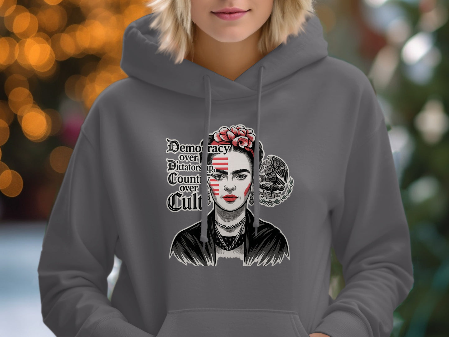 Democracy Over Dictatorship Country Over Cult Hoodie product