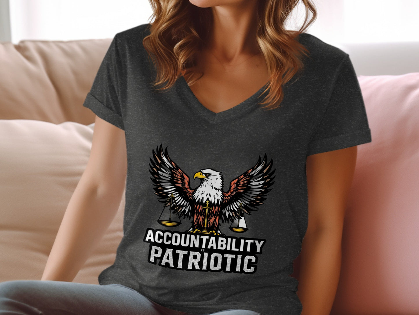 Eagle Accountability Patriotic Graphic T-Shirt product type