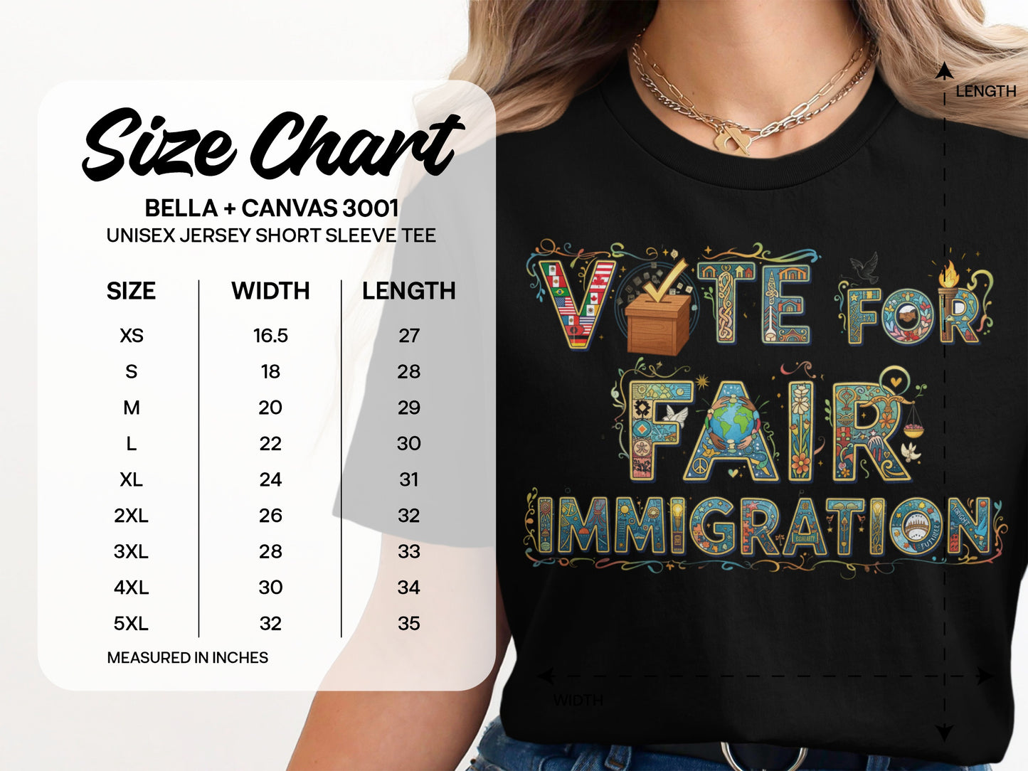 Vote for Fair Immigration Graphic Tee