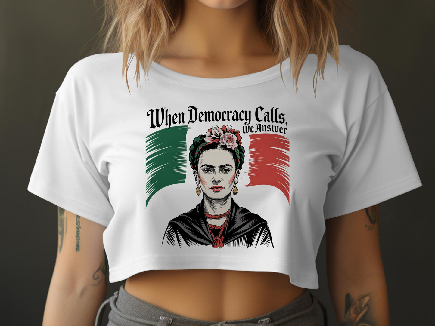 When Democracy Calls We Answer Graphic Tee product