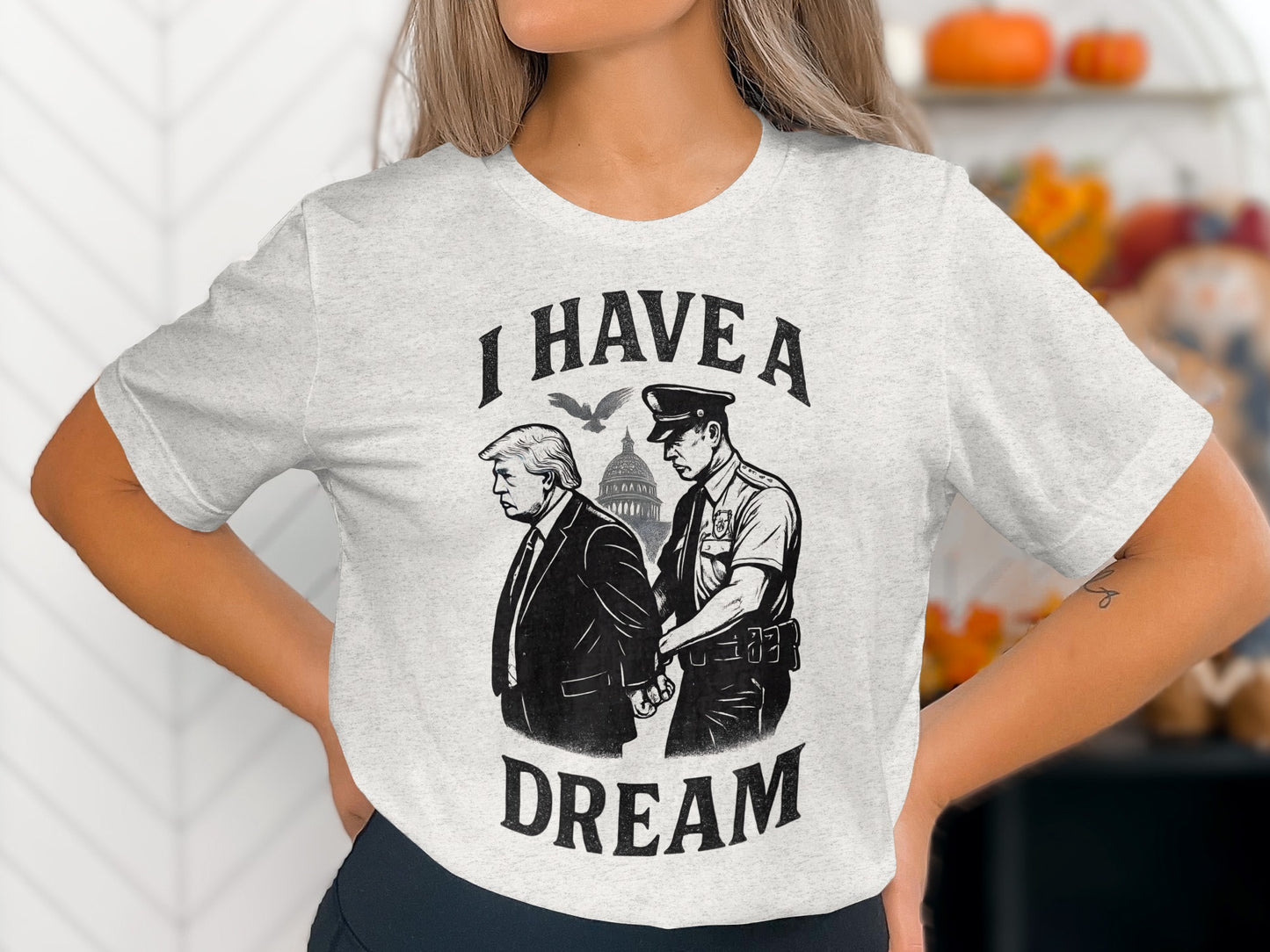 I Have A Dream Graphic Printed Short Sleeve Shirt product