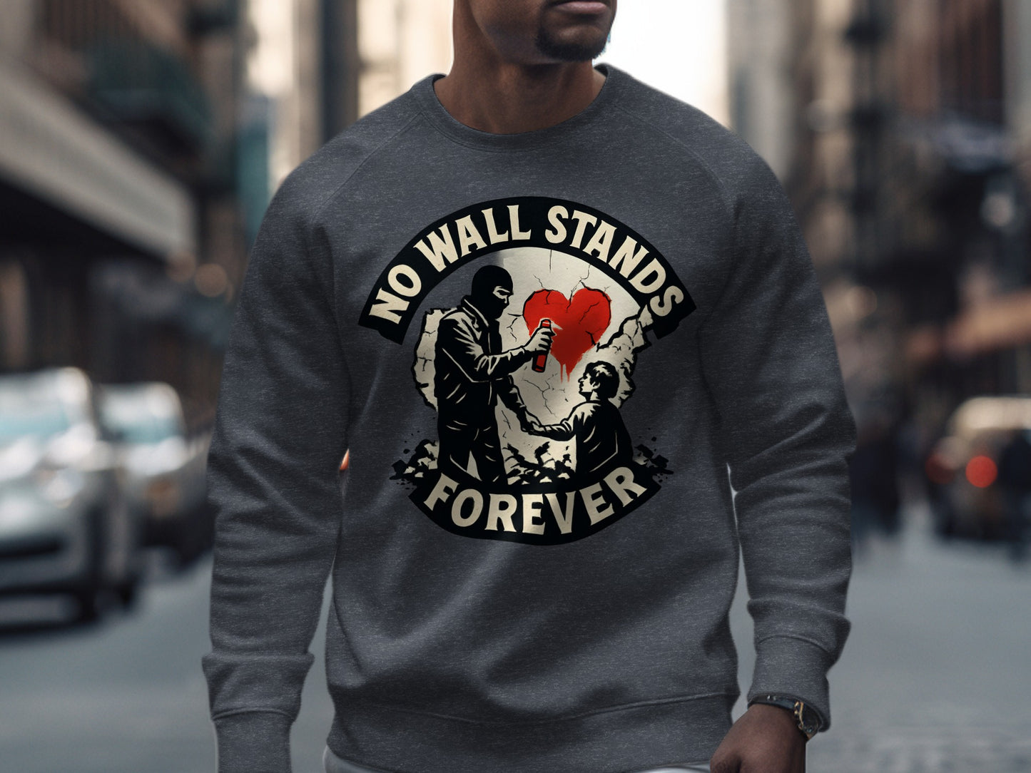 No Wall Stands Forever Motivational Sweatshirt product