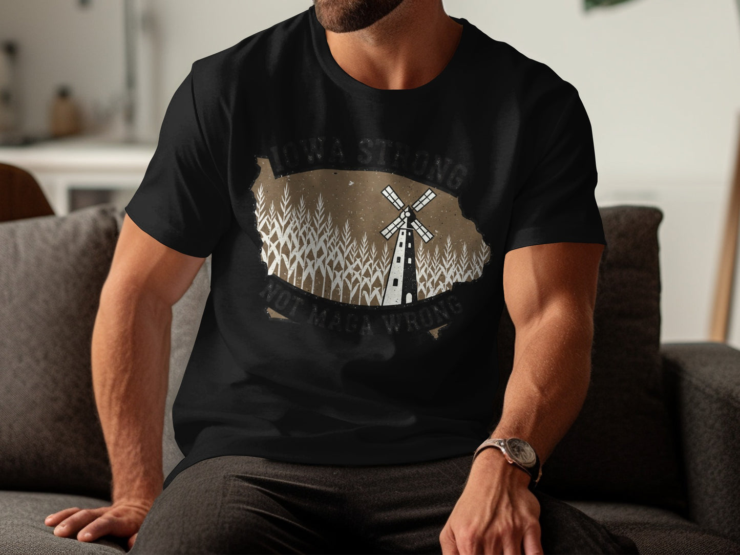 Iowa Strong Not Made Wrong Graphic T-shirt product