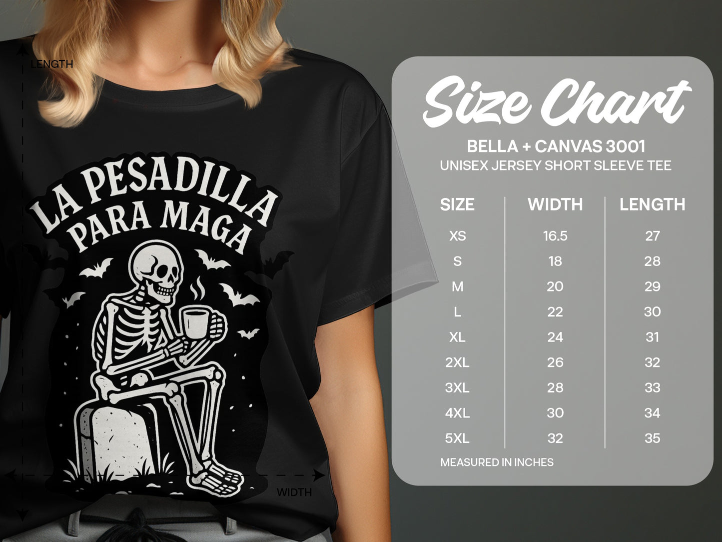 La Pesadilla Para Maga Black Shirt Graphic Tee product