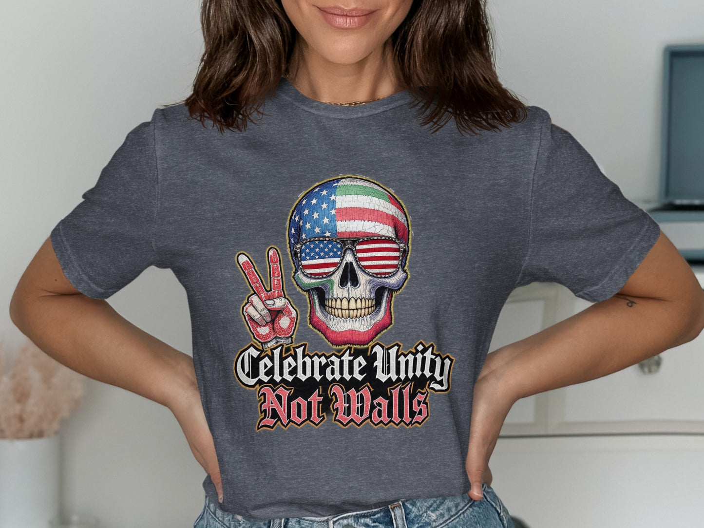 Celebrate Unity Not Walls Graphic Tee product type