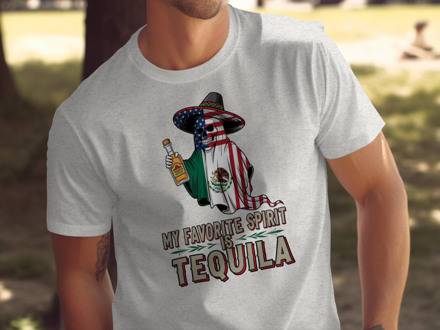 My Favorite Spirit Is Tequila Graphic T-Shirt product type