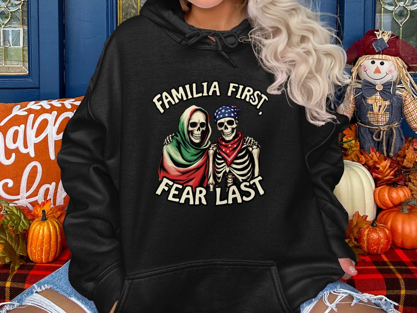 Familia First Fear Last Skeleton Hoodie product