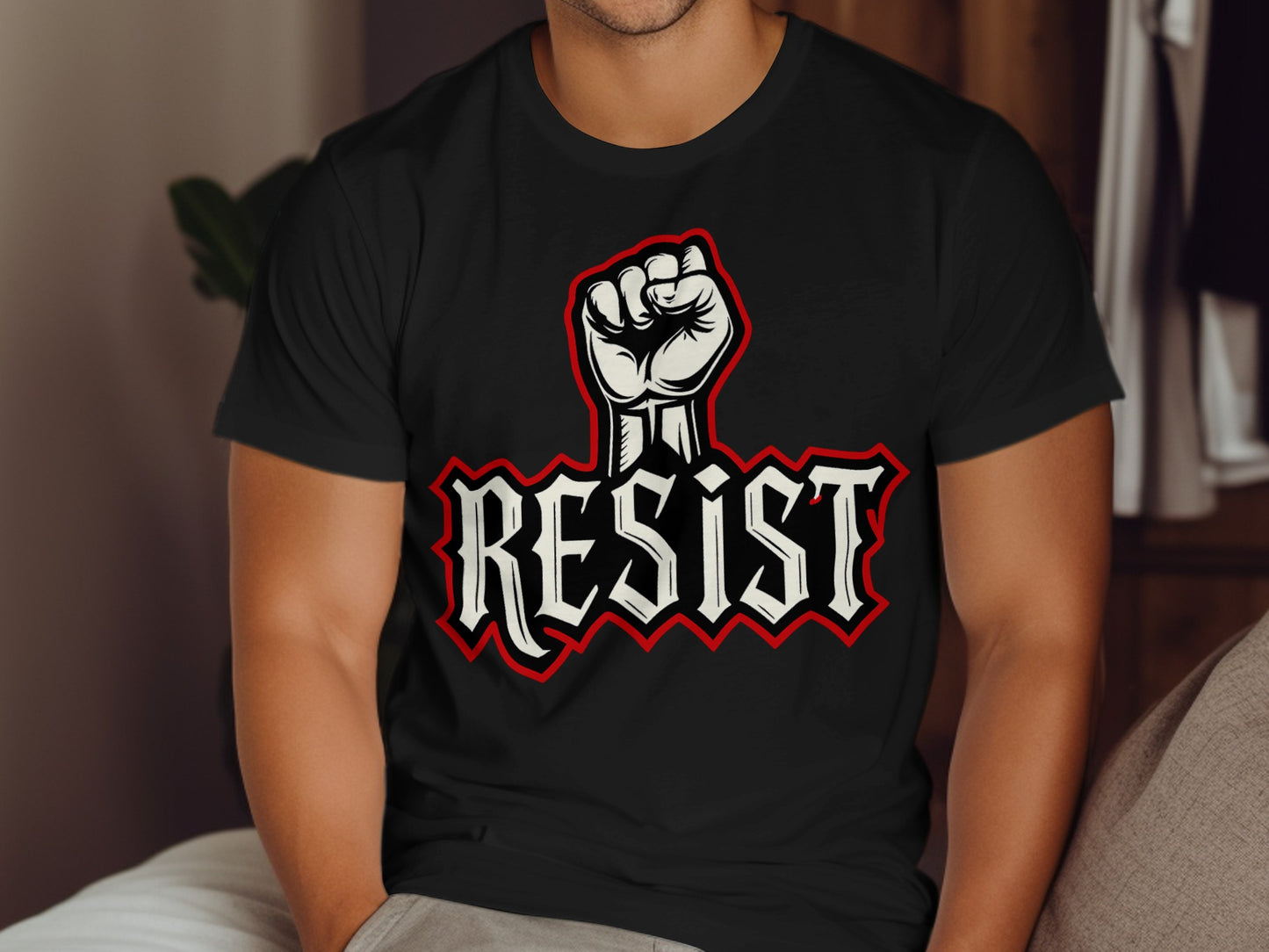 Resist Fist Graphic Statement T-Shirt product type