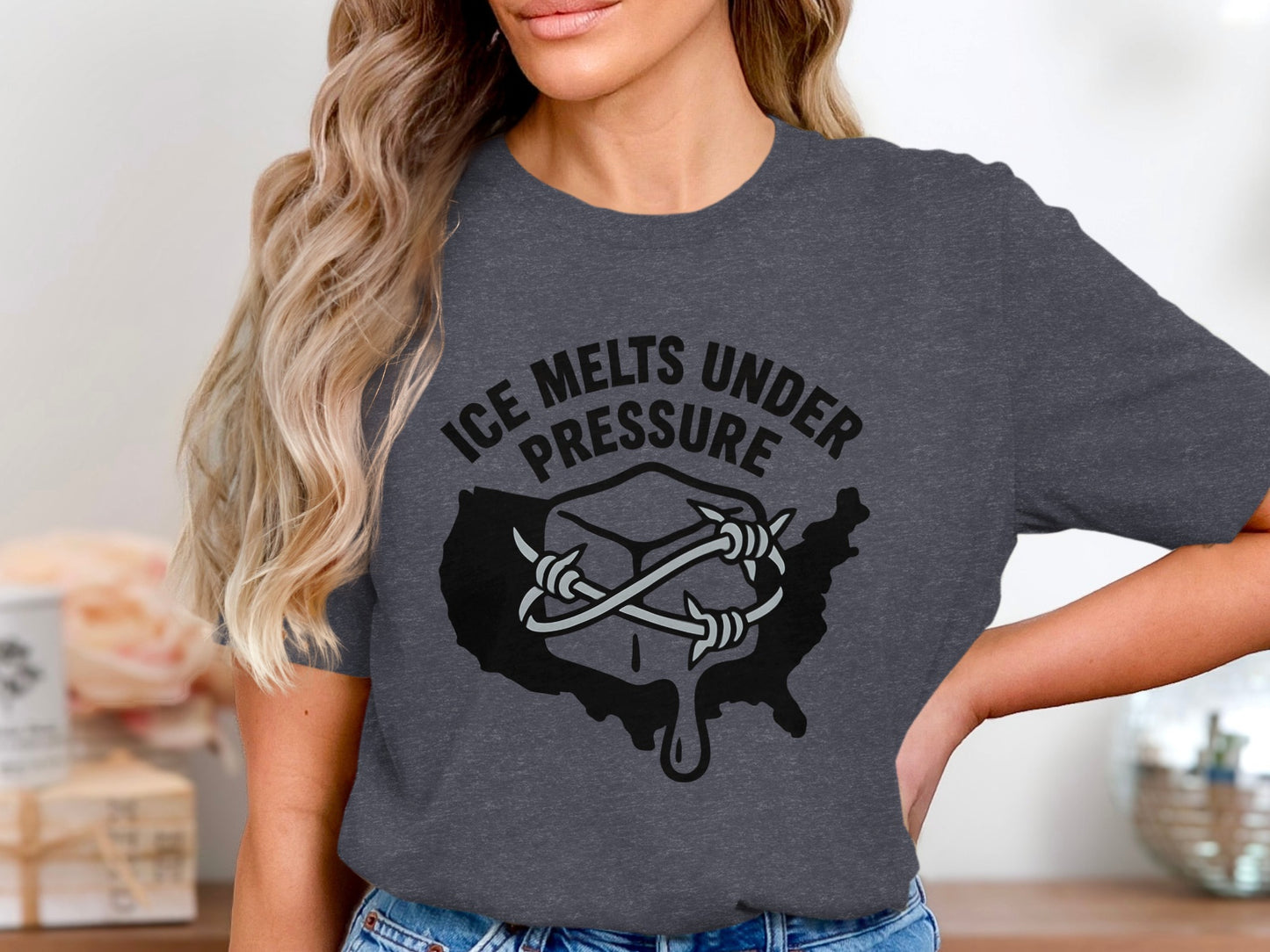 Ice Melts Under Pressure Graphic T-shirt product type