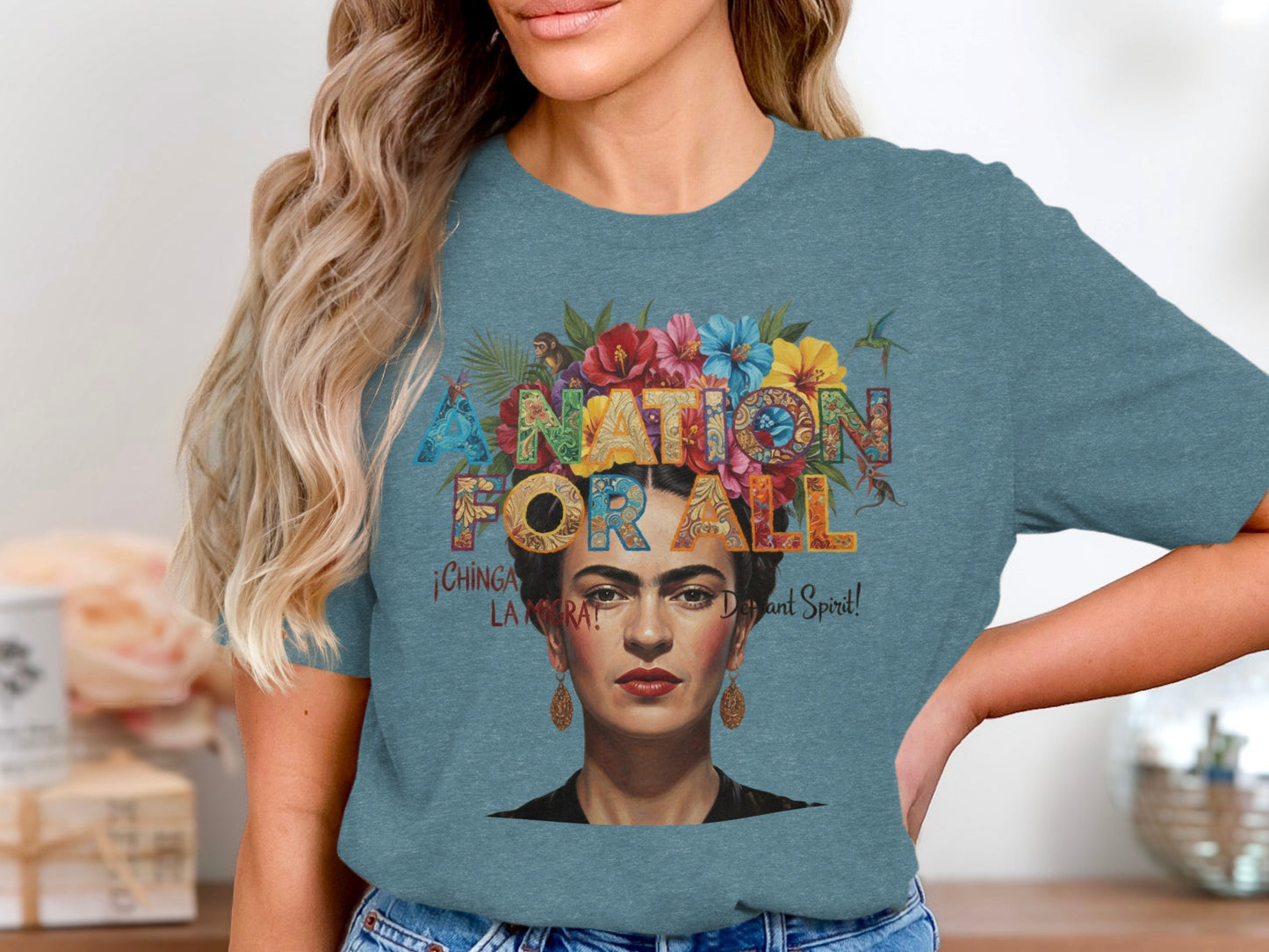A Nation For All Vibrant Spirit Statement T-shirt product