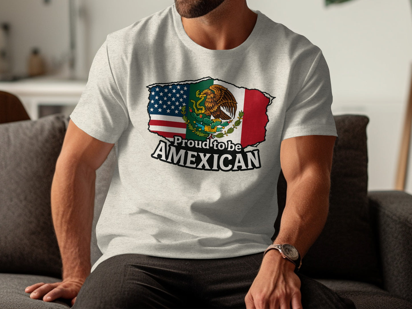 Proud to be AMEXICAN Graphic T-shirt product