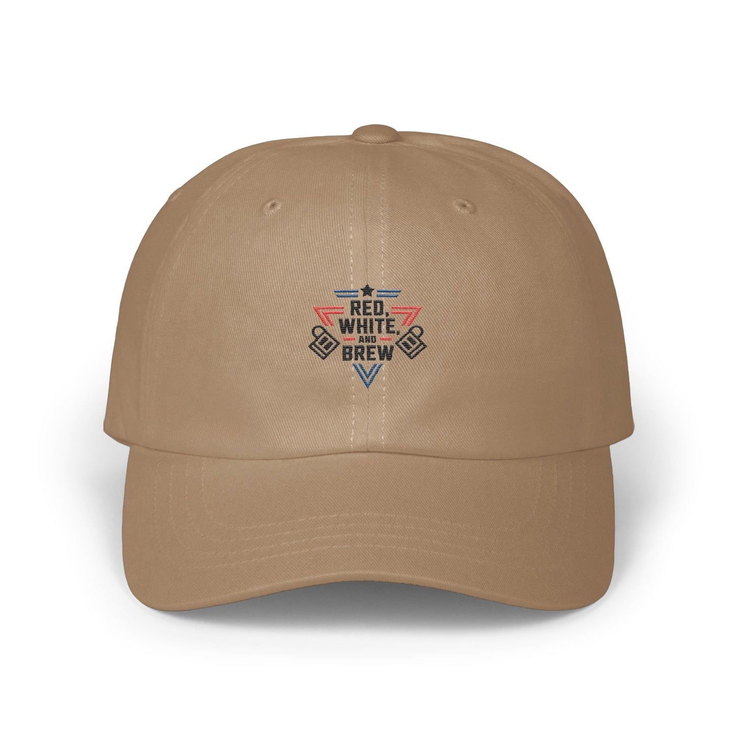 Red White and Brew Printed Baseball Cap product