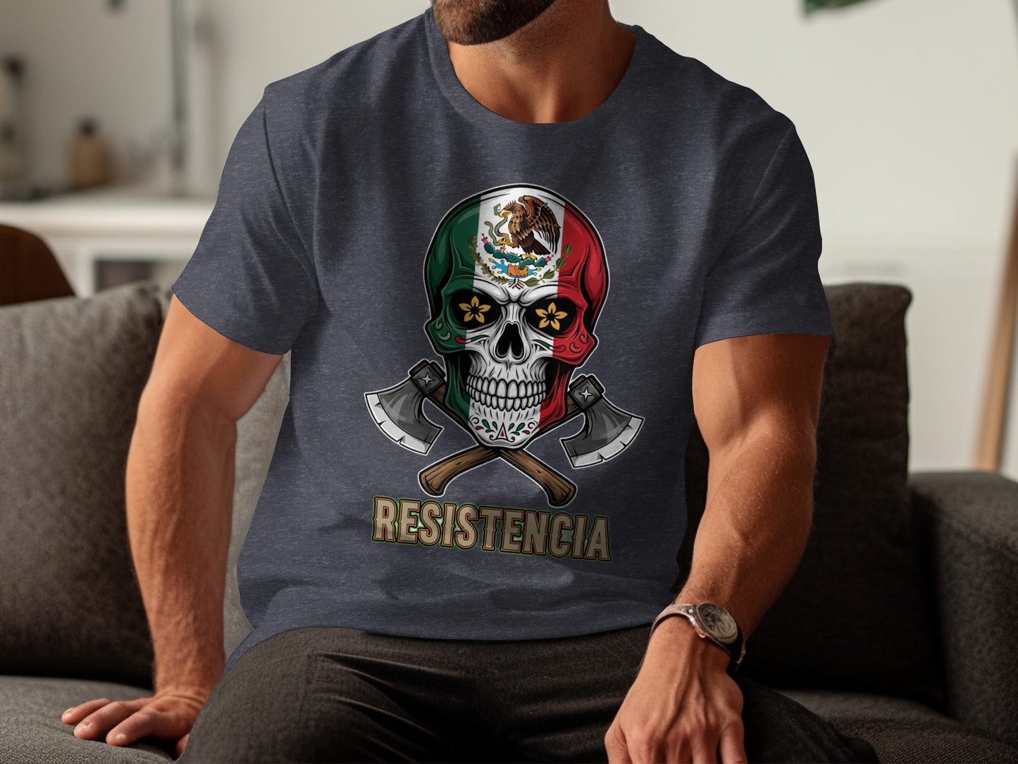 Mexican Skull Resistencia Graphic T-Shirt product
