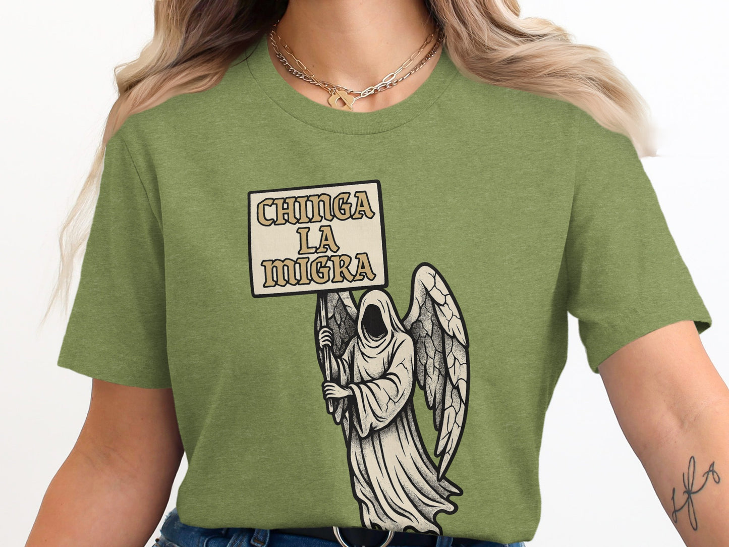 Chinga La Migra Graphic Tee shirt product type