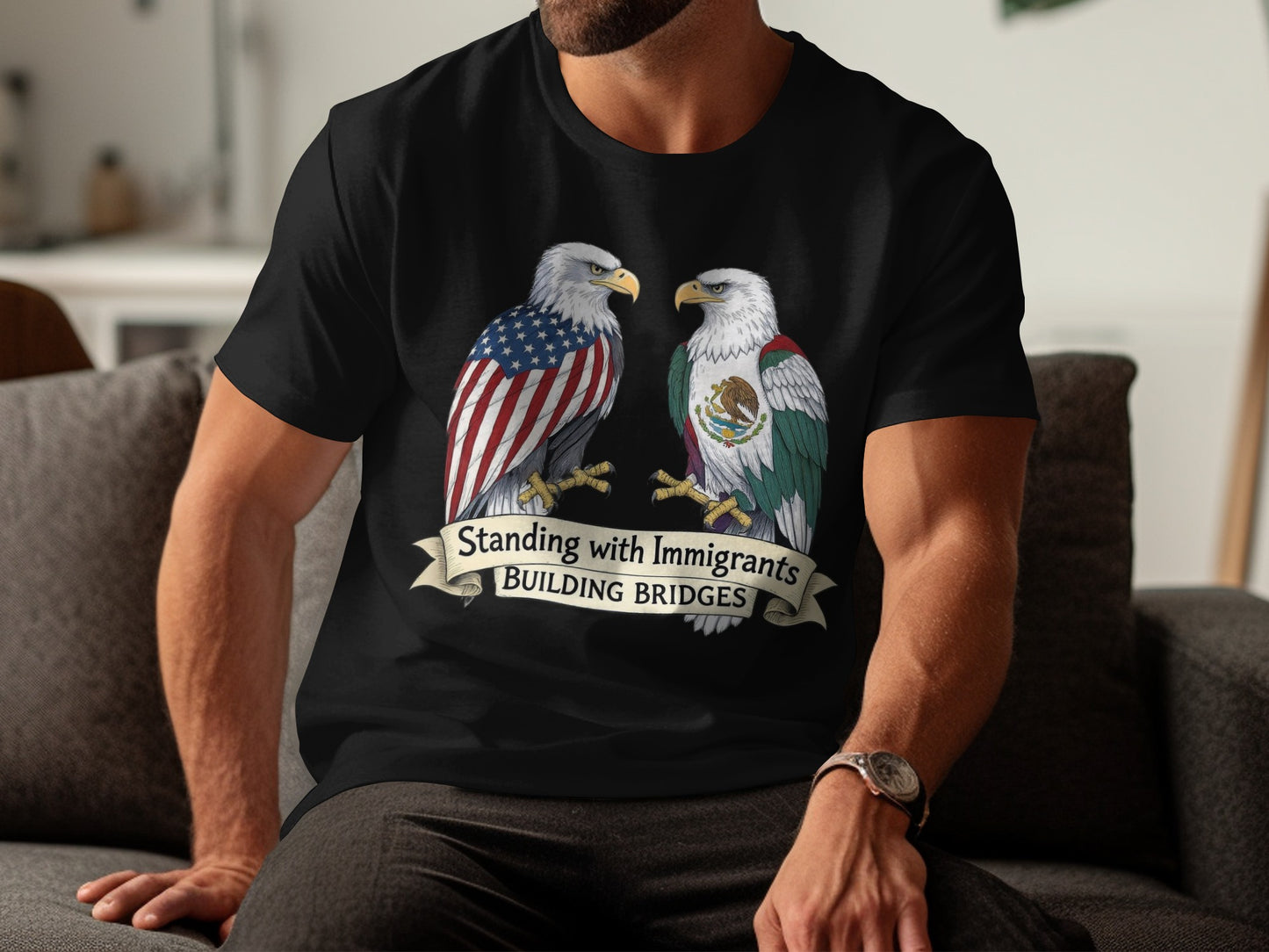 Standing with Immigrants Building Bridges product type