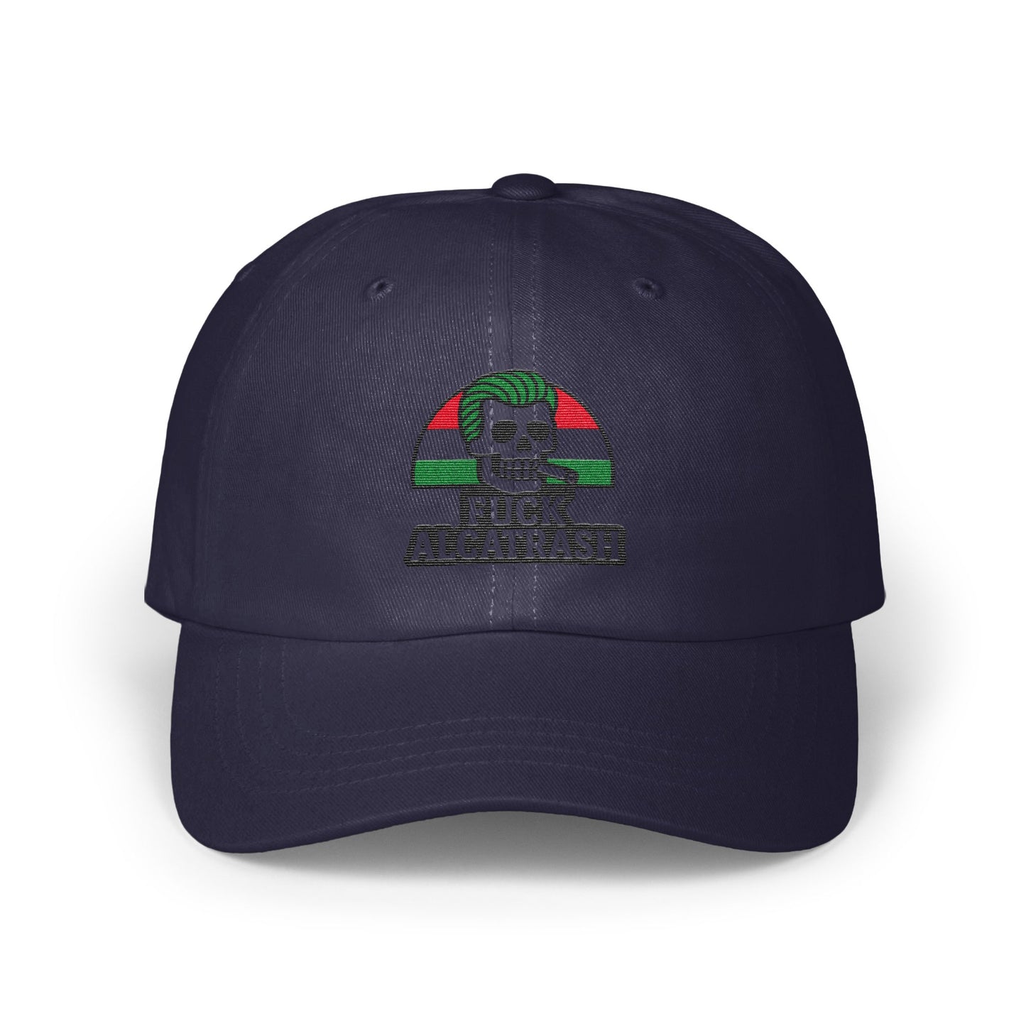 Stylish Skull Embroidered Fuck Alcatraz Cap product