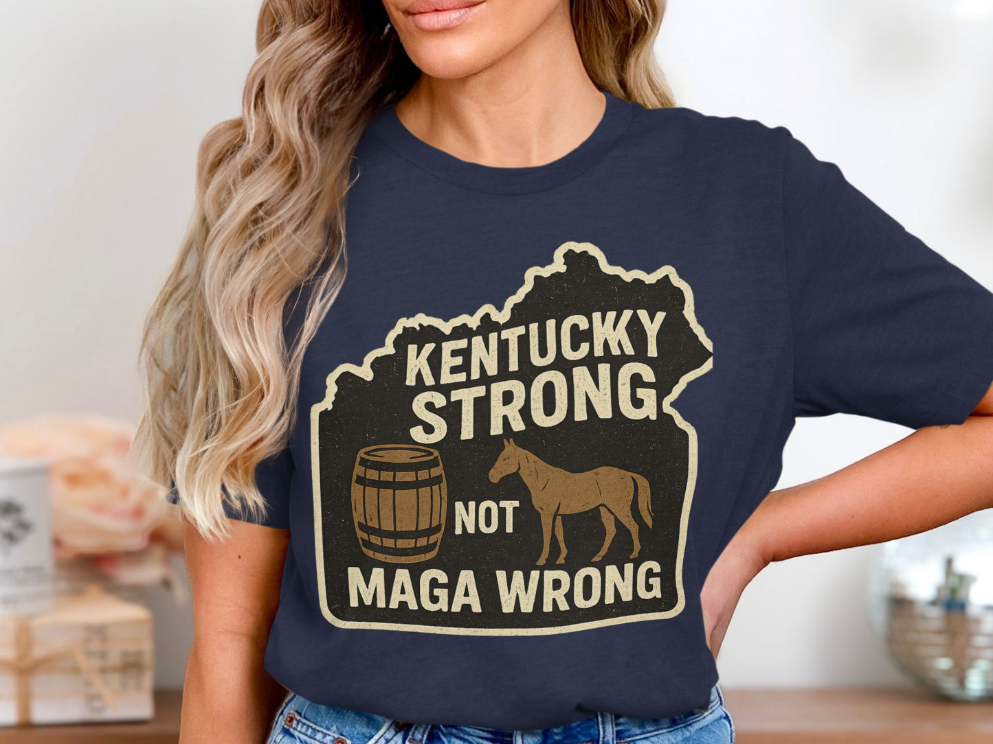 Kentucky Strong Not Maga Wrong Graphic Shirt product type