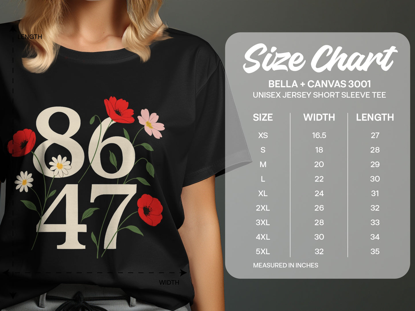Vintage Style 8647 Floral Graphic T-Shirt product