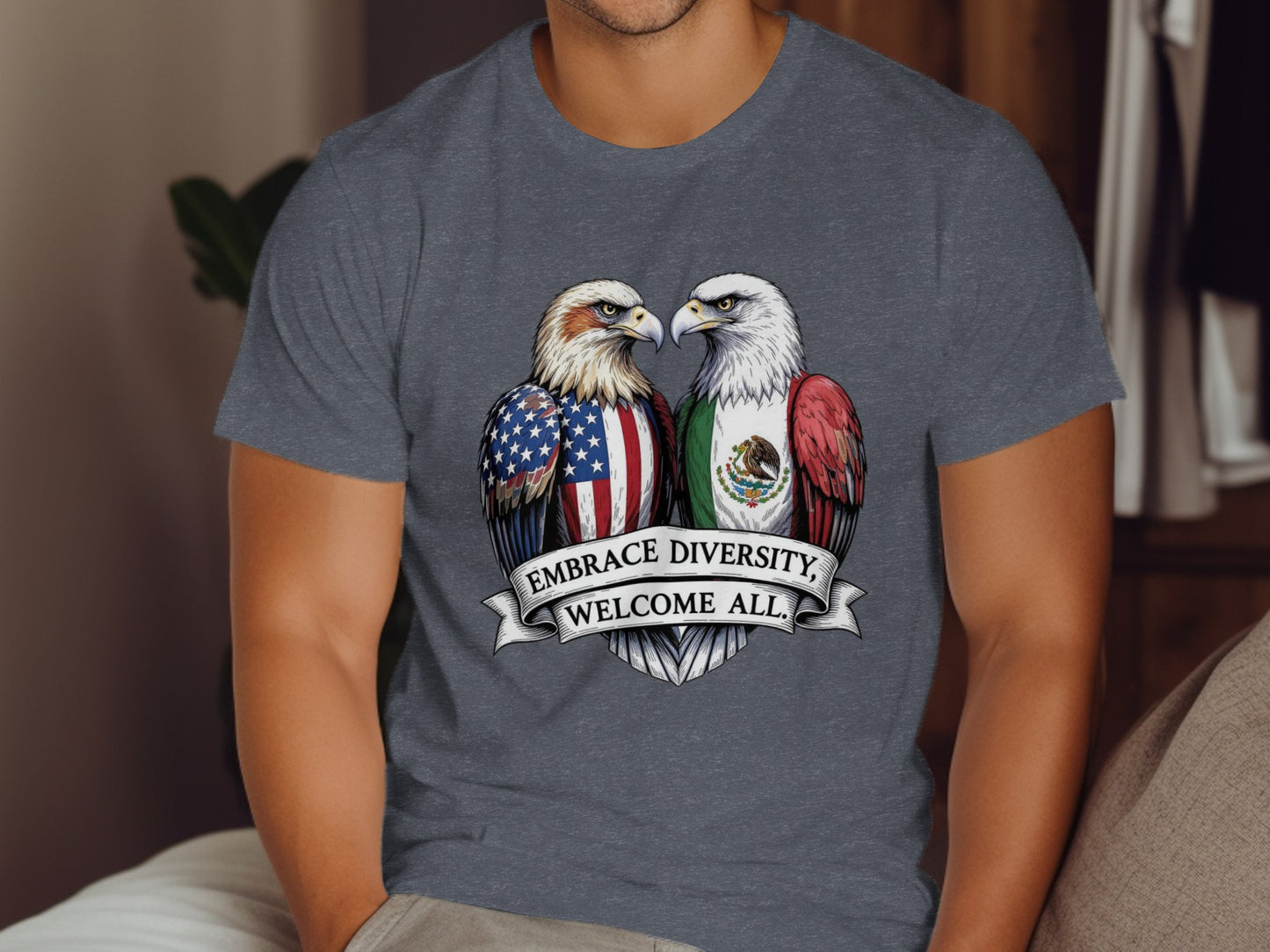 Embrace Diversity Welcome All Graphic T-Shirt product type