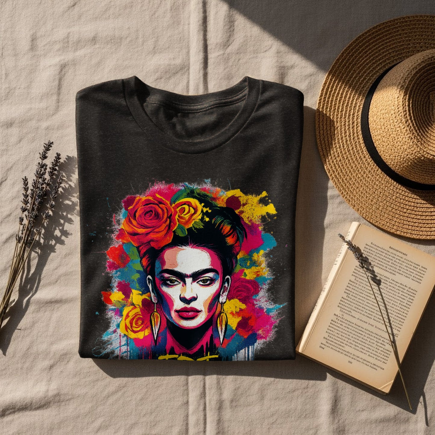 Colorful Artistic Portrait Printed T-shirt product