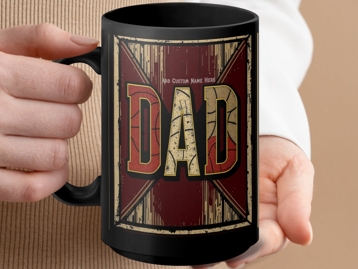 Dad Custom Name Here Coffee Mug Product