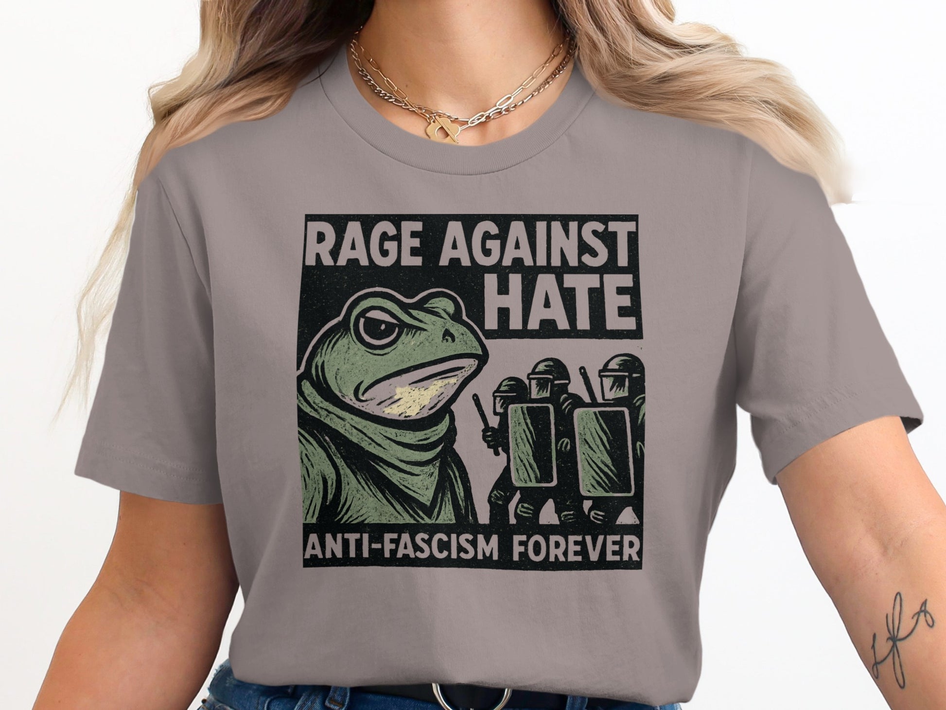Rage Against Hate Anti-Fascism Forever T-Shirt