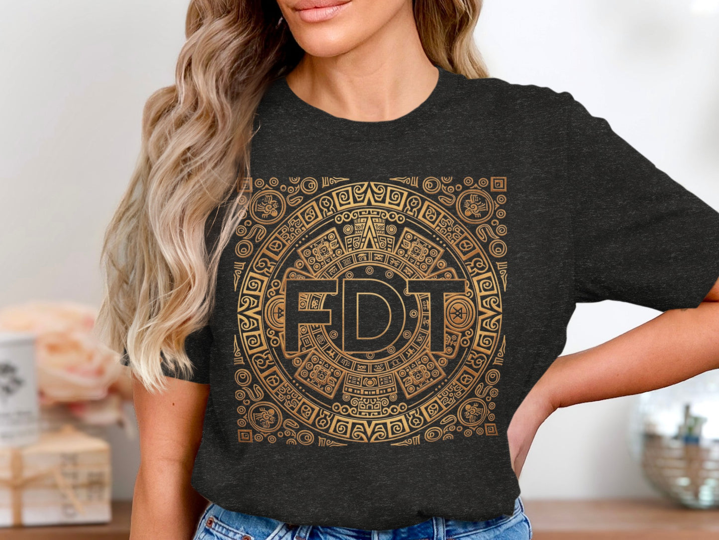 Ancient Aztec Design FDJ T-Shirt product type