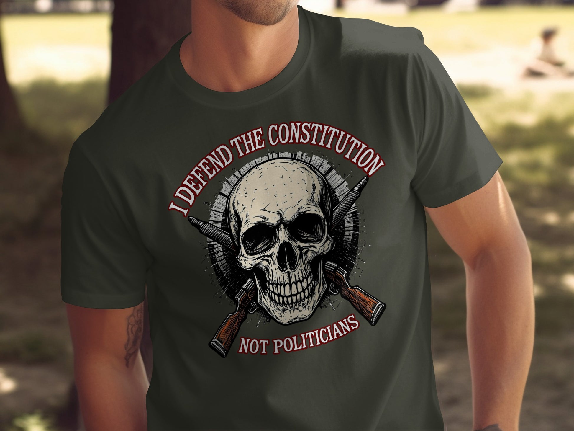 I Defend the Constitution Not Politicians Shirt