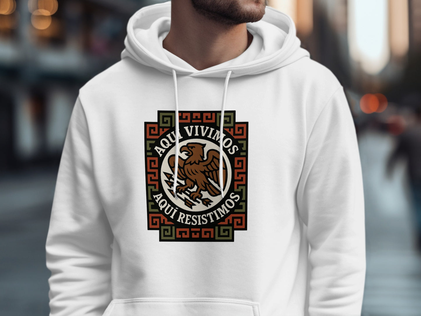 Aquí Vivimos Aquí Resistimos hoodie product