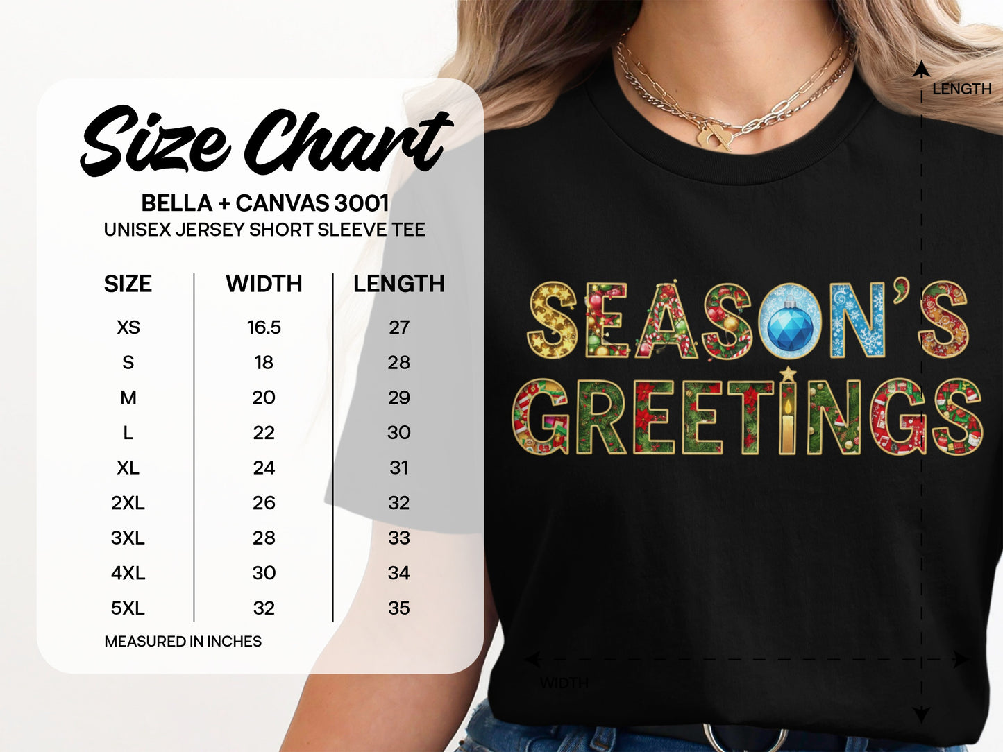 Season's Greetings Unisex Jersey Short Sleeve Tee