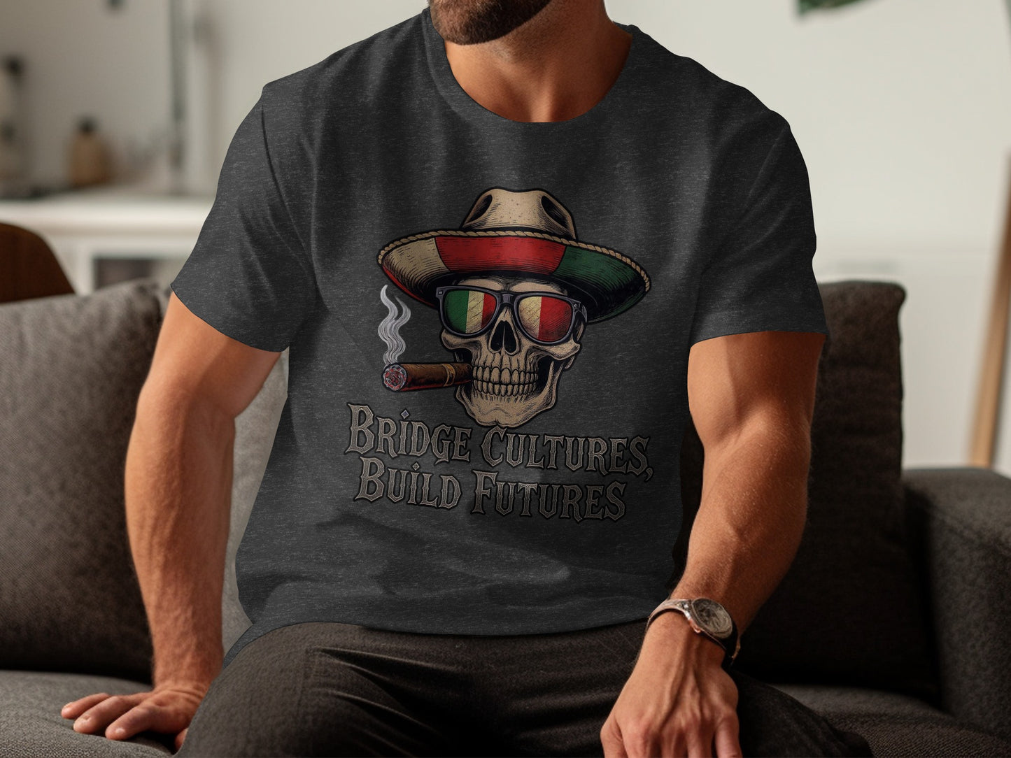 Bridge Cultures Build Futures Graphic T-Shirt product