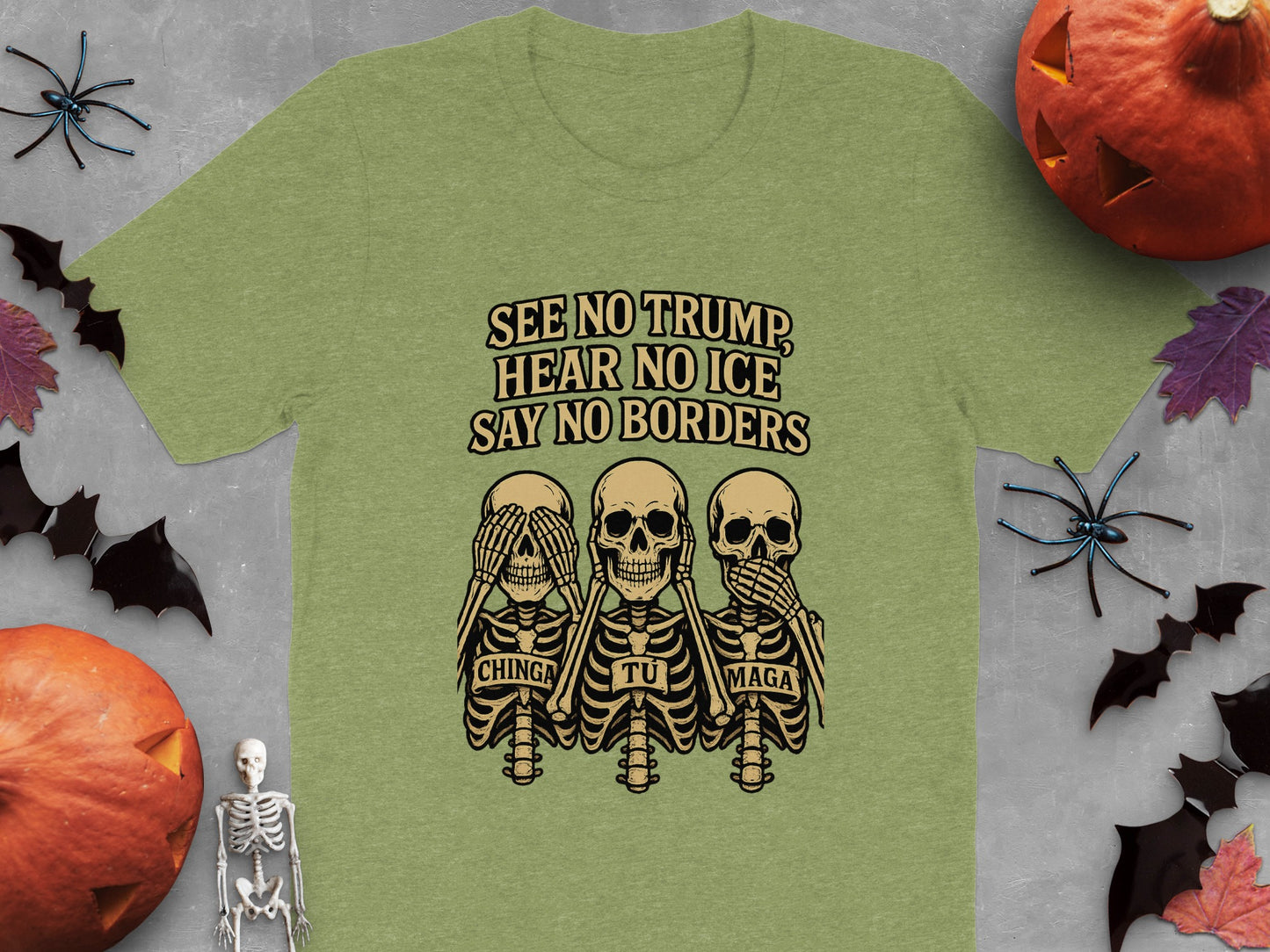 See No Trump Hear No Ice Say No Borders product type