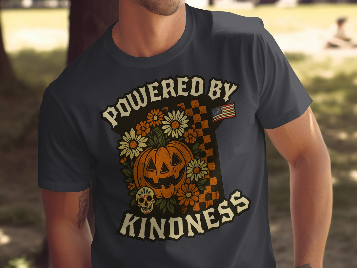 Powered By Kindness Halloween Themed T-Shirt product