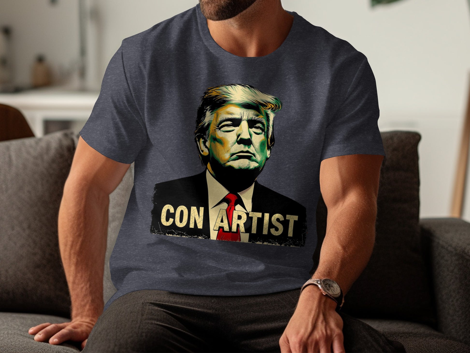 Con Artist Graphic T-Shirt Apparel product