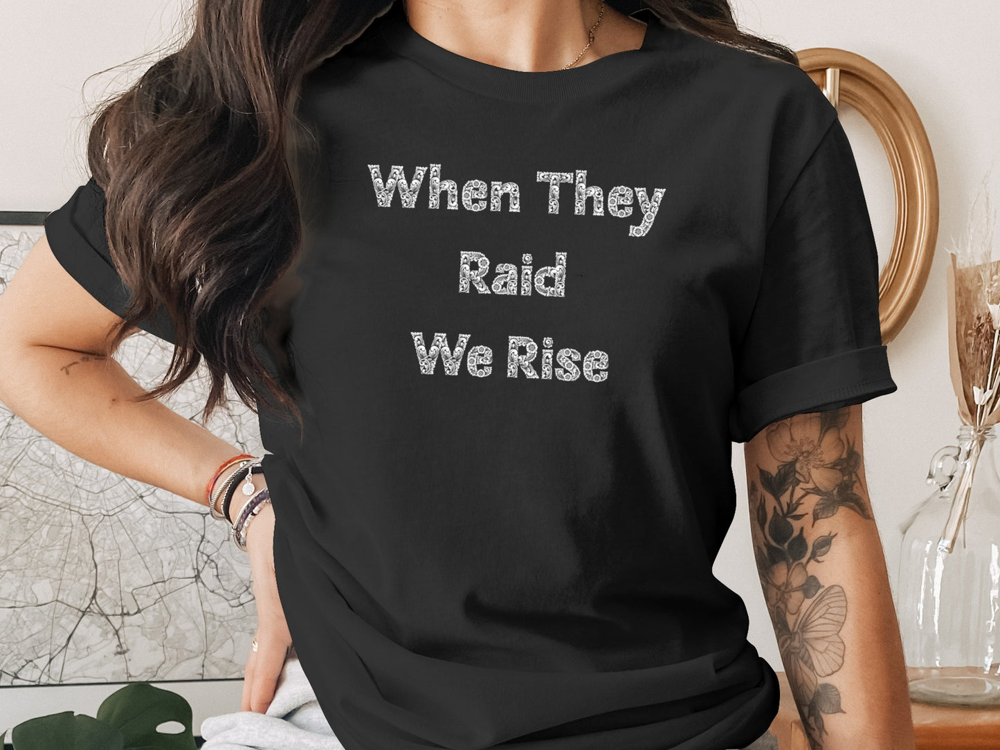 When They Raid We Rise Graphic Tee product