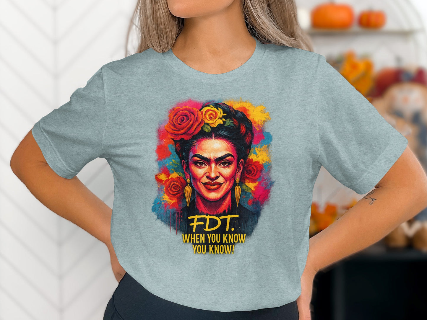 Colorful Artistic FDT When You Know You Know T-shirt product type