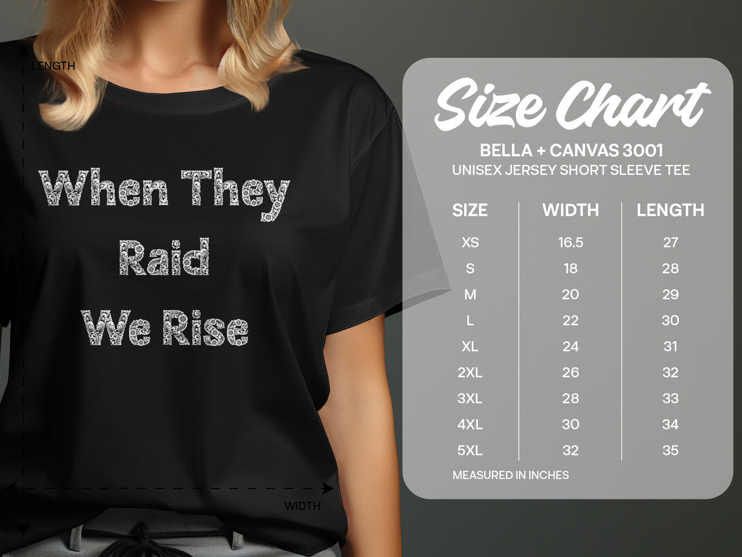 When They Raid We Rise Unisex Jersey Short Sleeve Tee product type