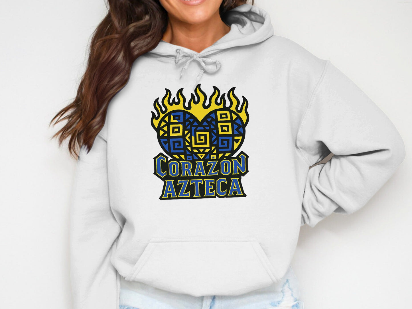 Corazón Azteca Graphic Hoodie Vibrant Apparel product type