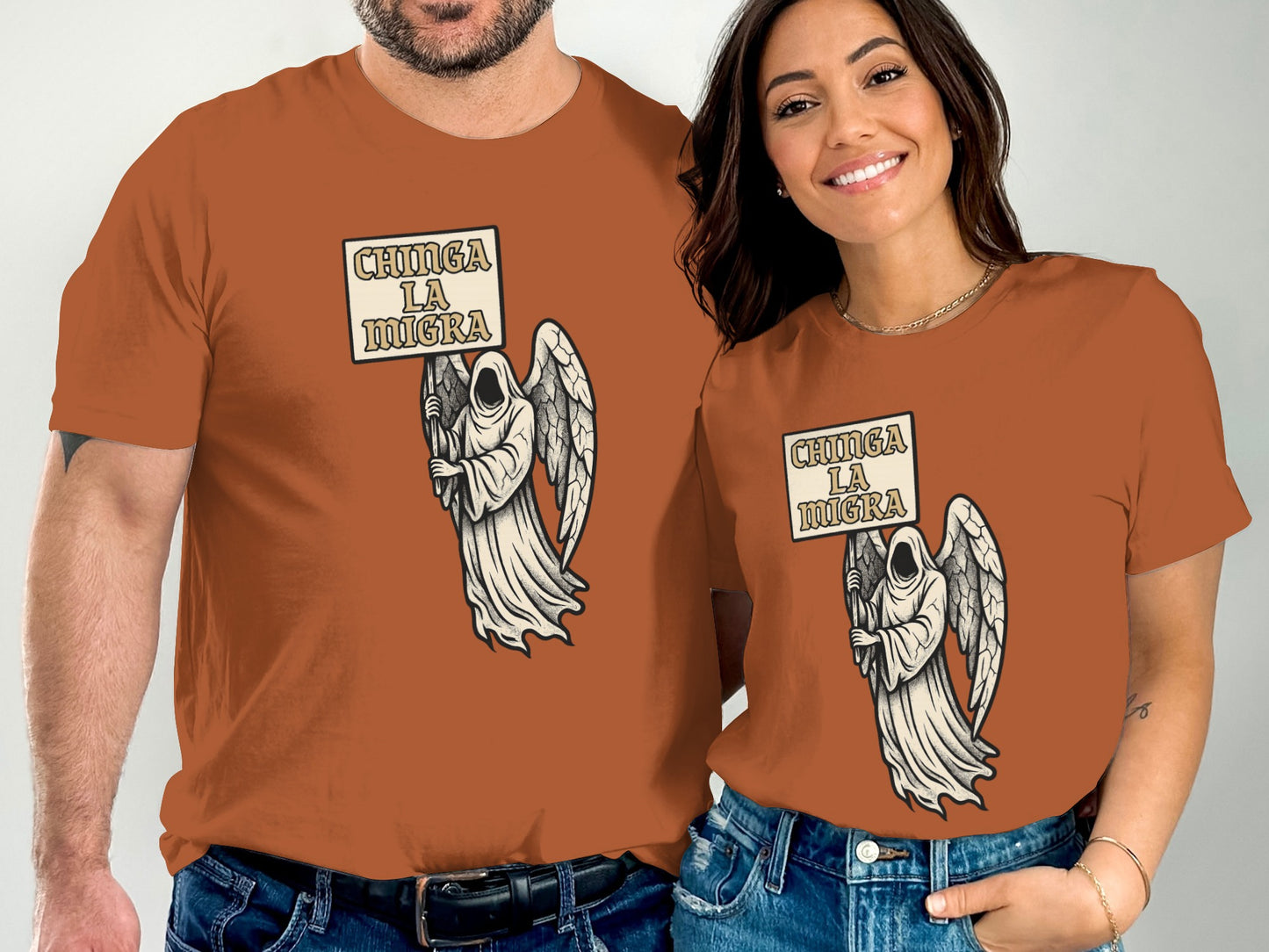 Chinga La Migra Graphic T-Shirt Casual Wear product type