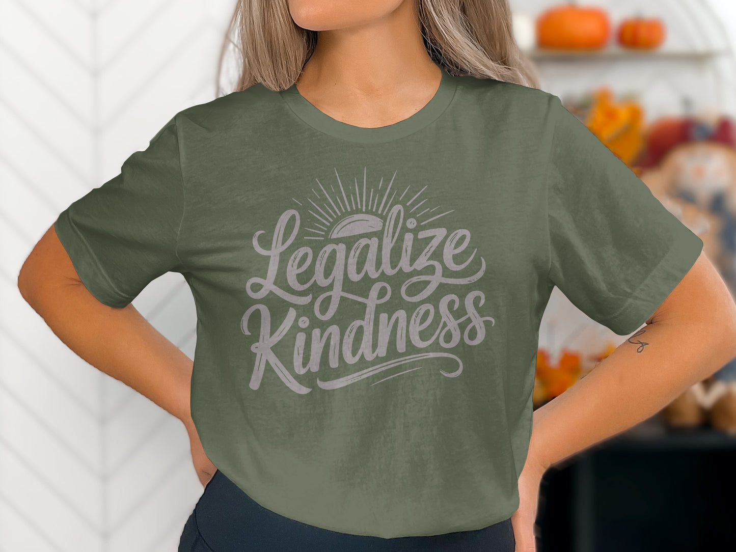 Legalize Kindness Inspirational T-Shirt Product