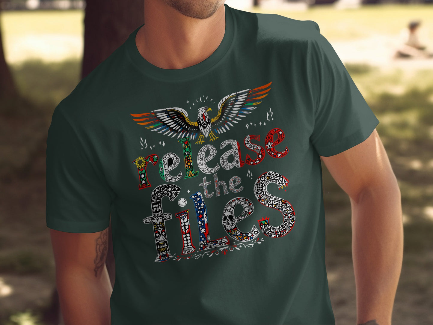 Release The Files Graphic T-Shirt product type