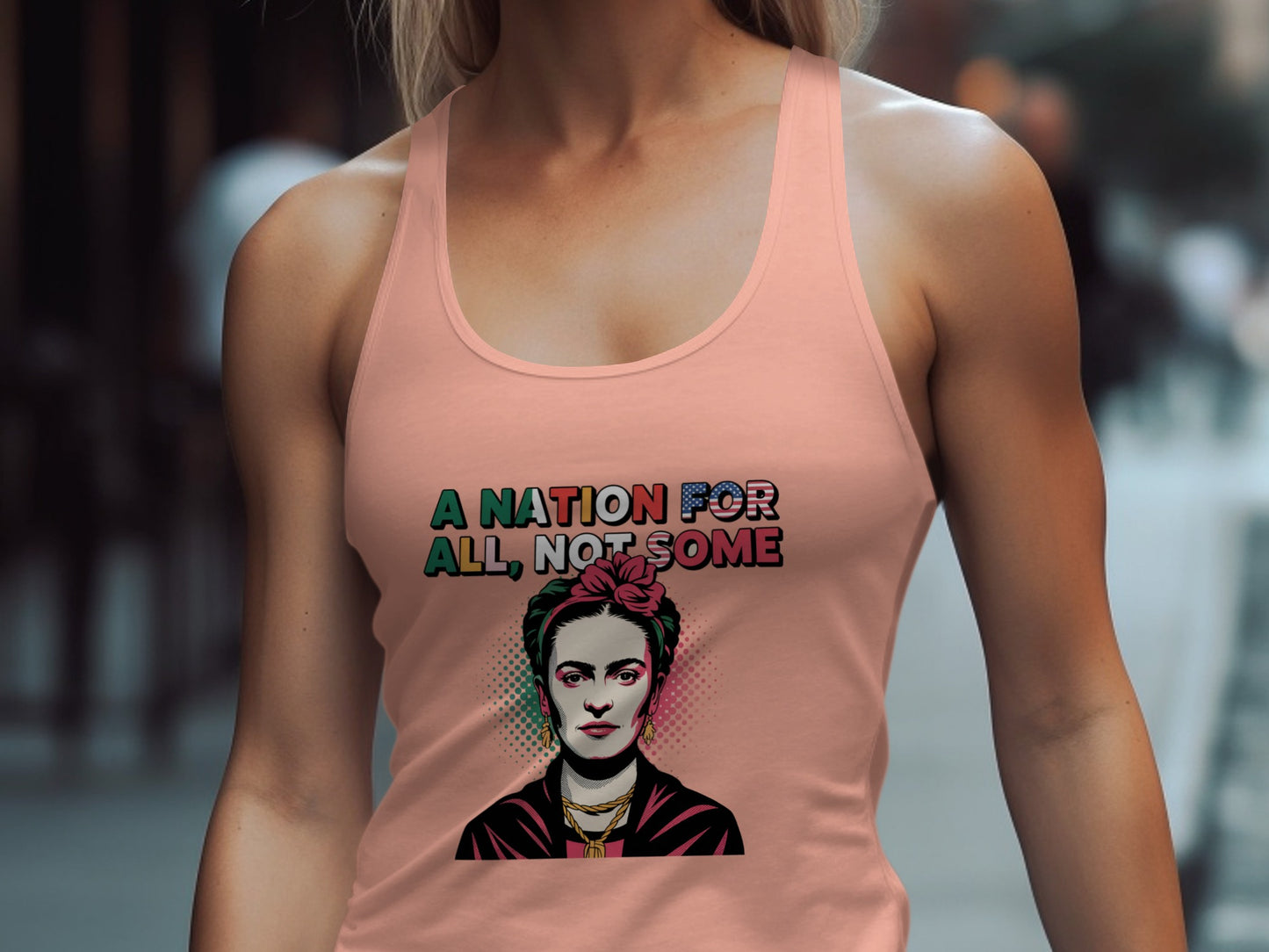 A Nation for All Not Some Graphic Tank Top product type