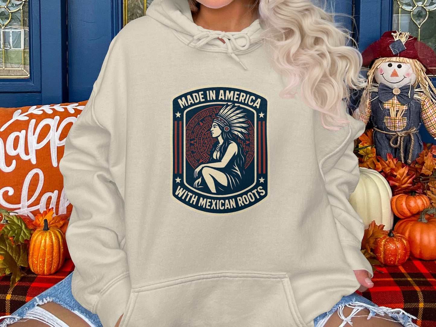 Made in America with Mexican Roots Hoodie product type