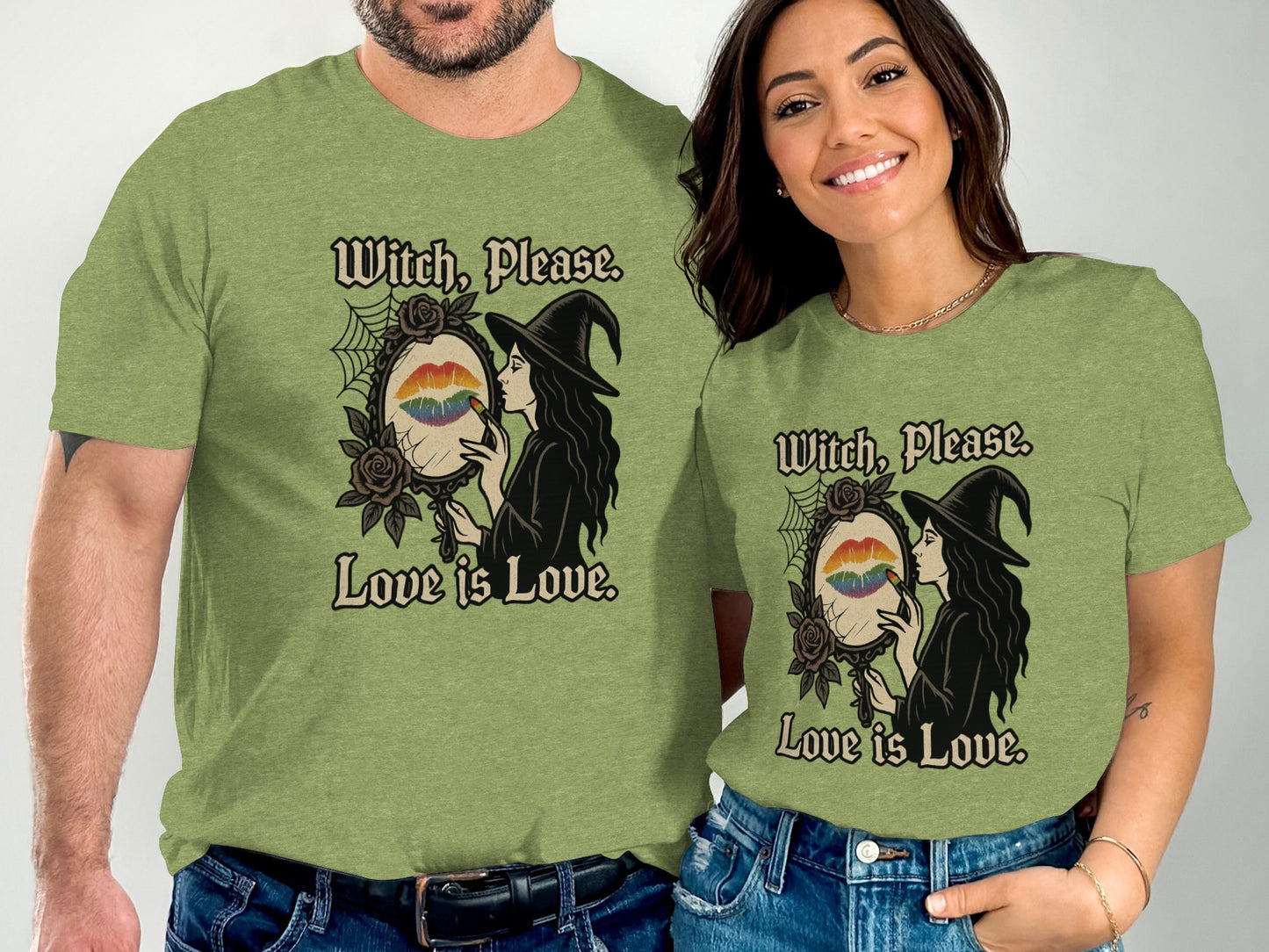 Witch Please Love is Love Graphic T-shirt product